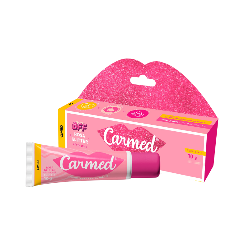 Carmed BFF Rosa Glitter