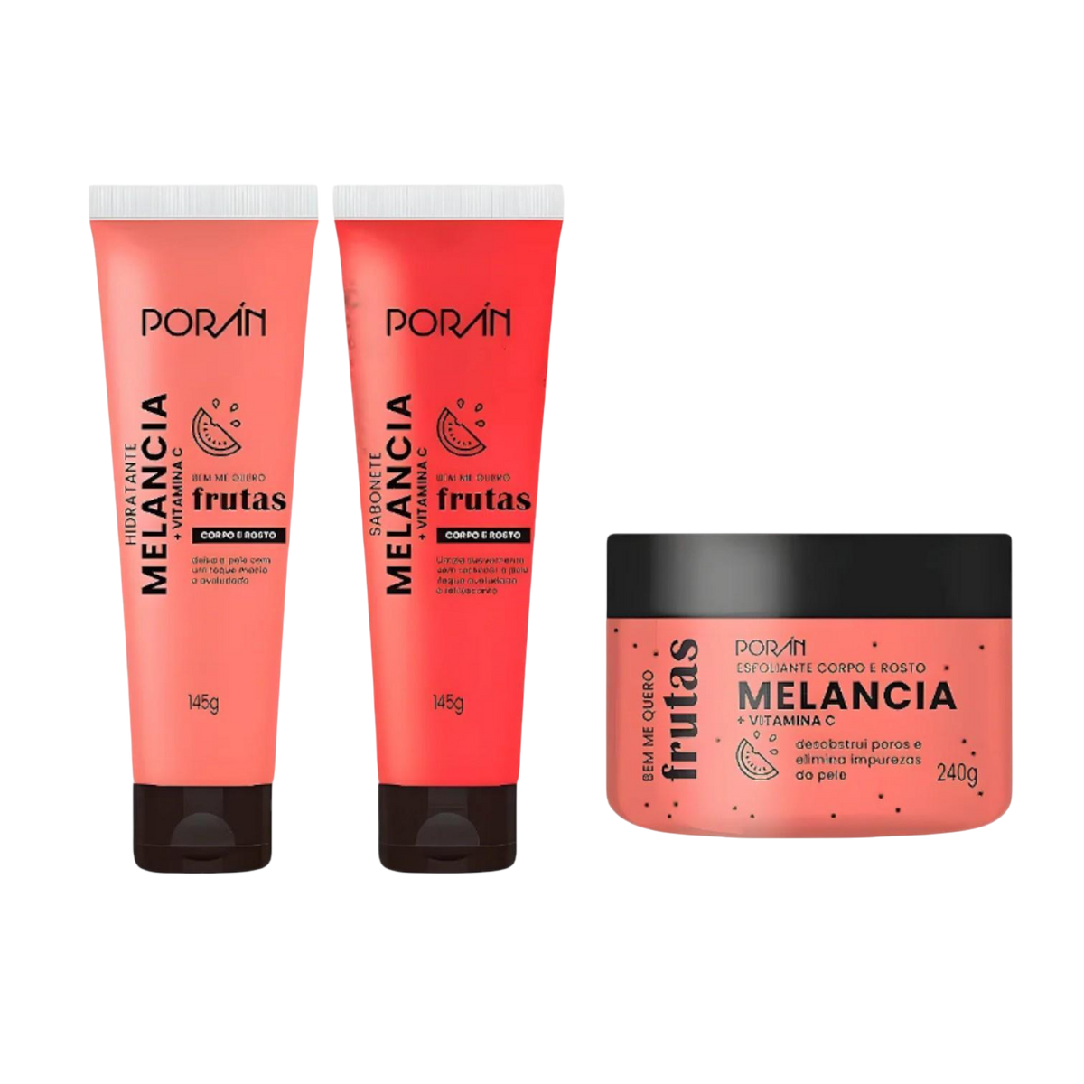 Kit Rosto e Corpo by Poran | Melancia