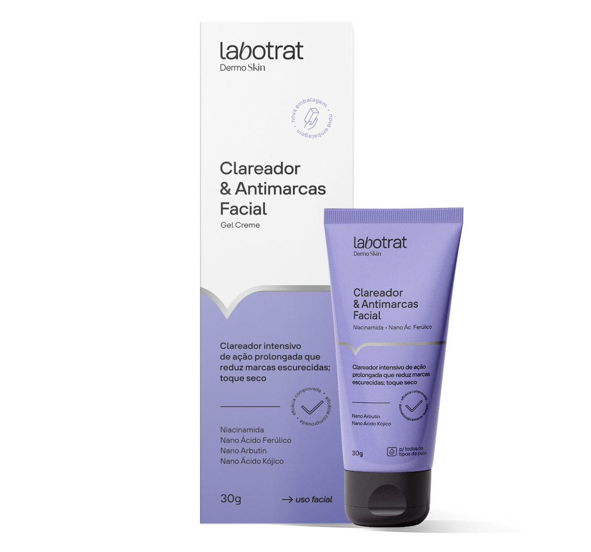 Clareador & Antimarcas Facial by Labotrat  |  30g